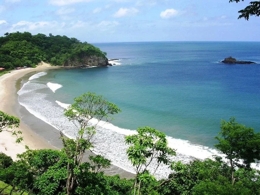 Playa en Nicaragua
